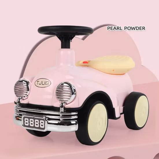 Лучшее качество PU колеса Mute Baby Rolling Swing Car с музыкой и светом для детей