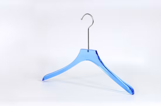 Производитель вешалок Пластиковая вешалка для брюк Мужчина Женщина Детская вешалка черная с зажимом для дисплея